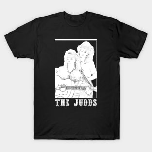 The Judds // 80s// White retro T-Shirt